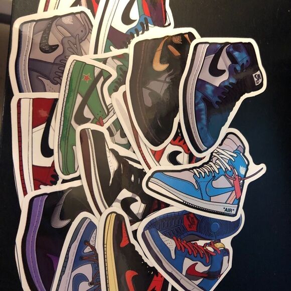 Lot of 50 Nike Air Jordan Vinyl Stickers - Jordan 1, Nike Dunk, Jordan 3, ETC - Picture 9 of 11